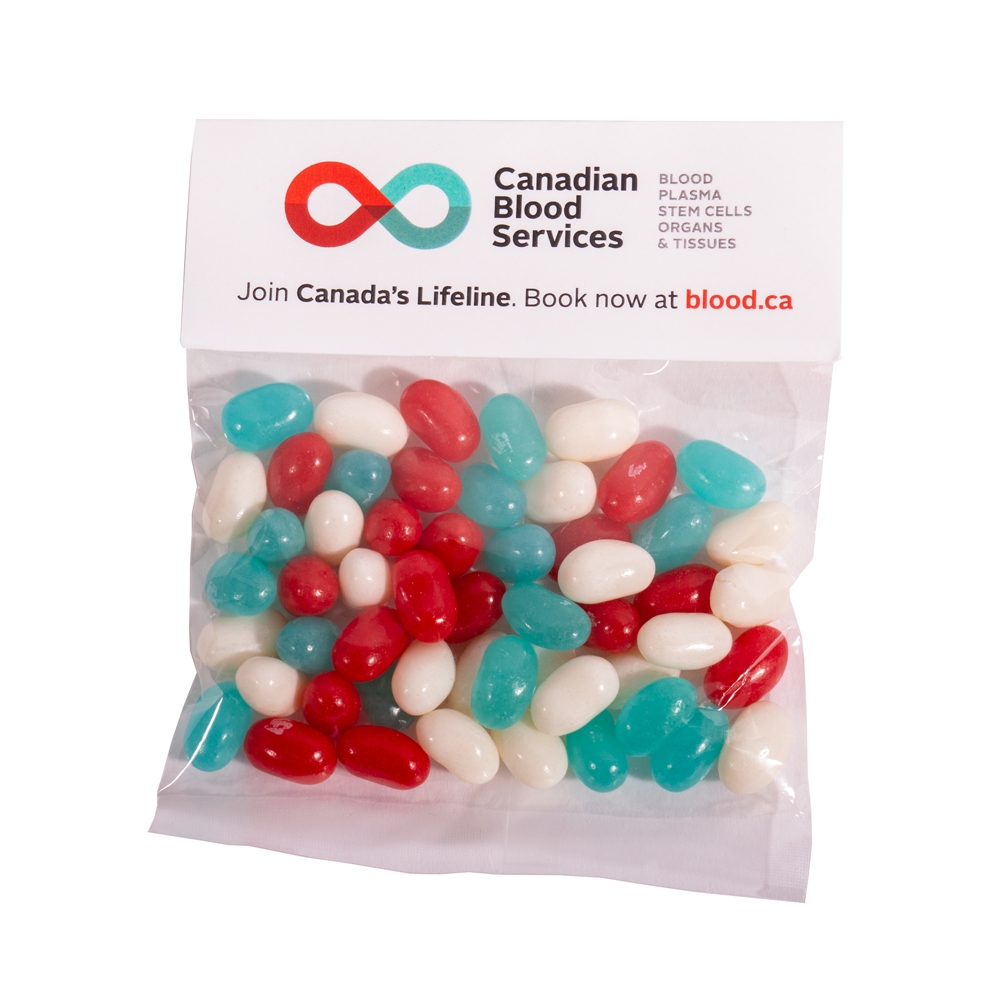 Bonbons haricots Jelly Belly / Canadian Blood Services